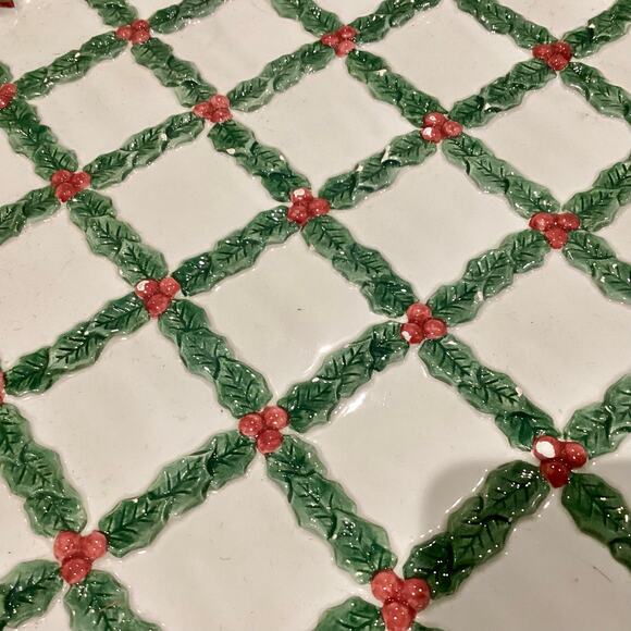 Vintage Fitz & Floyd Christmas Platter - Picture 12 of 12